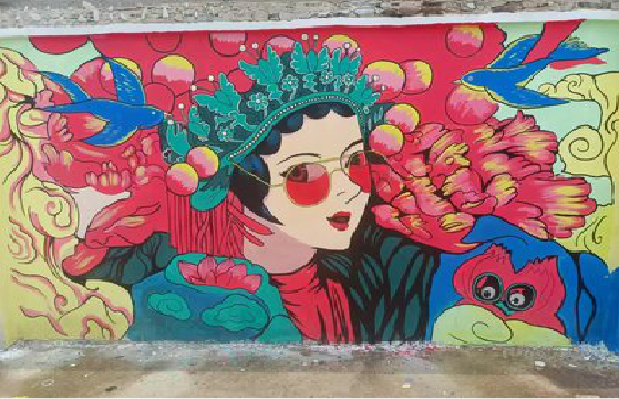 广元墙体彩绘-网红墙