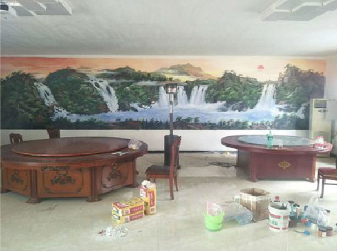 广元墙绘-写实风景