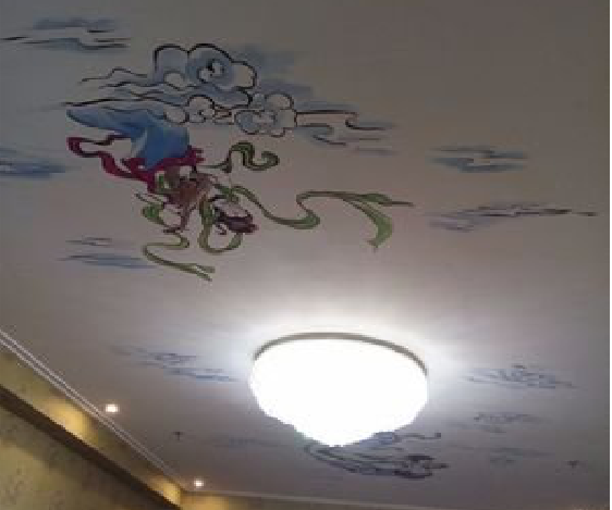 广元如何快速绘制天花板上的手绘墙？