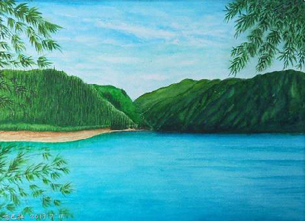 广元在墙绘中，如何绘画绿水青山？