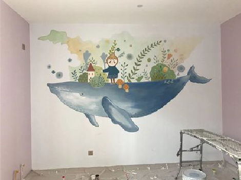 广元手绘墙的特点及优势。